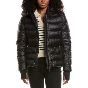 Moncler Womens Down Puffer Jacket, Black